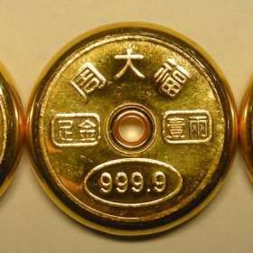 早期周大福一两金锭 单个37.5克