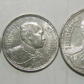 已售]好品-泰国1916-25年1/4,1/2,1泰铢3枚银币